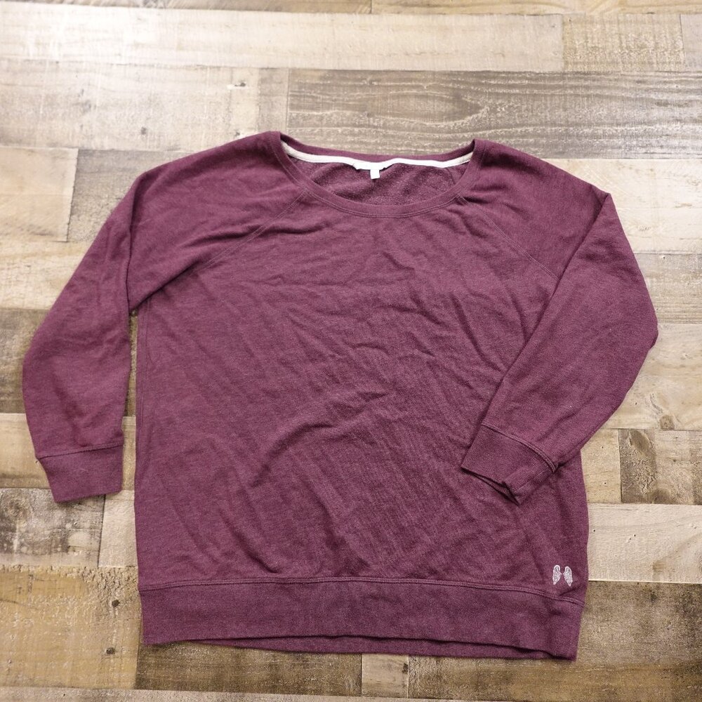 Victoria’s Secret Angel Wing Logo Pullover Sweatshirt – Women’s Large Plum